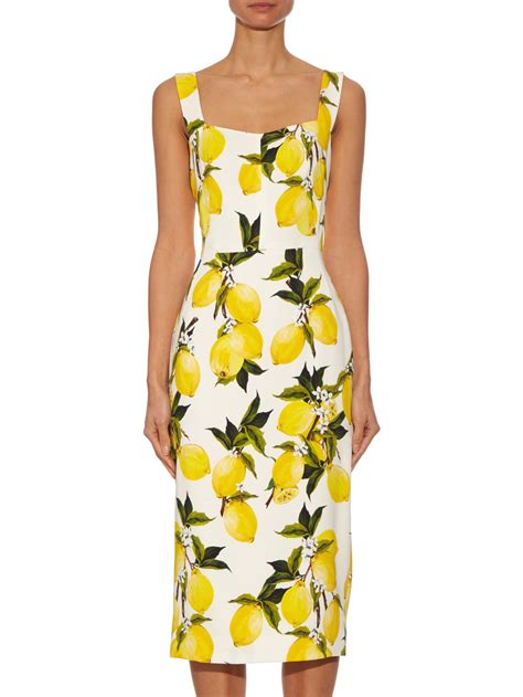 dolce gabbana lemon|dolce and gabbana lemon print.